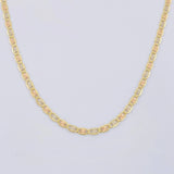 Cadena Escalera Plana 4.1 g / 45.5 cm / 2.15 mm Tres Oros 18K
