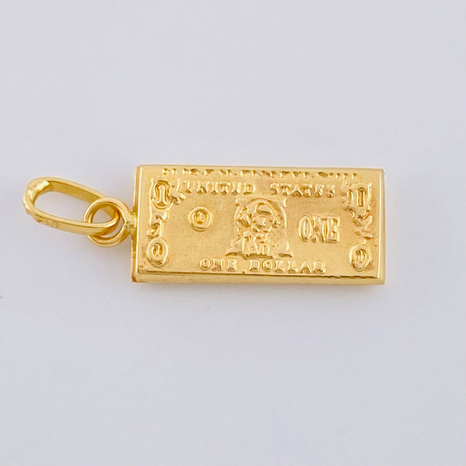 Dije One Dolar 0.6 g / 2.1 cm Oro Amarillo 18K