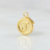Dije Letra J 0.55gr / 2cm / Oro Amarillo 18K *