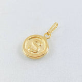 Dije Letra S 0.6gr / 1.9cm / Oro Amarillo 18K