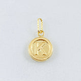 Dije Letra K 0.6gr / 2cm / Oro Amarillo 18K ©