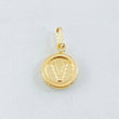 Dije Letra V 0.55gr / 1.9cm / Oro Amarillo 18K