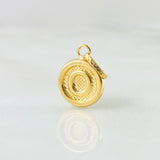 Dije Letra O 0.6gr / 1.9cm / Oro Amarillo 18K