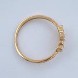 Anillo Corona 1.45gr / T6 3/4 / Oro Amarillo 18K &