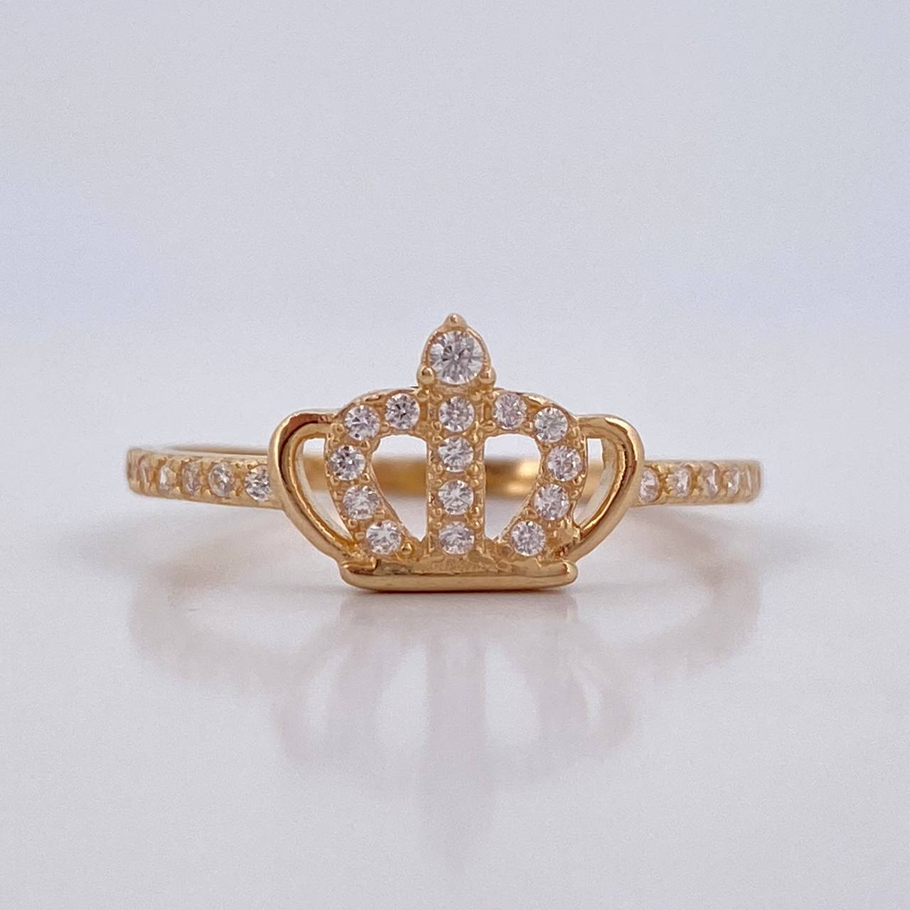 Anillo Corona 1.45gr / T6 3/4 / Oro Amarillo 18K &