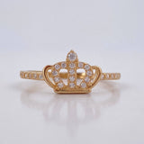 Anillo Corona 1.5gr / T6 3/4 / Oro Amarillo 18K &