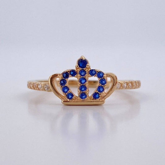 Anillo Corona 1.45gr / T6 1/4 / Oro Amarillo 18K &