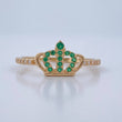 Anillo Corona 1.4gr / T7 3/4 / Oro Amarillo 18K &