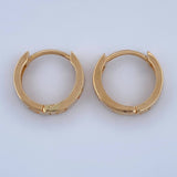 Candongas Tornillo 2.85gr / 1.3cm / Oro Amarillo 18K &