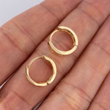 Candongas Tornillo 2.85gr / 1.3cm / Oro Amarillo 18K &