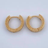 Candongas BV 2.6gr / 1cm / Oro Amarillo 18K &