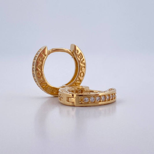 Candongas BV 2.6gr / 1cm / Oro Amarillo 18K &