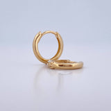 Candongas Aro 2gr / 1cm / Oro Amarillo 18K &