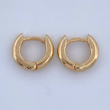 Candongas Aro 1.45gr / 0.8cm / Oro Amarillo 18K &