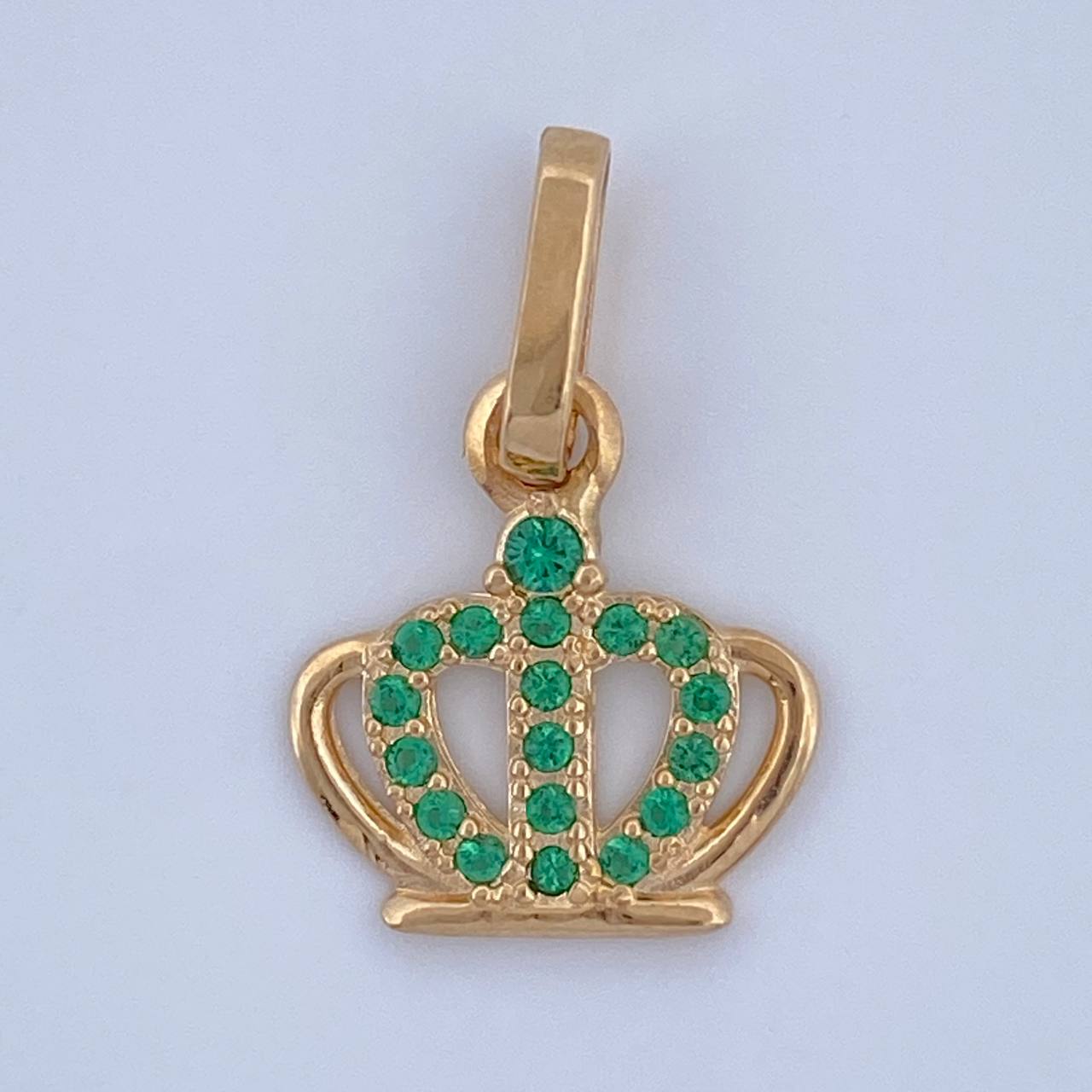 Dije Corona 0.7gr / 1.7cm / Oro Amarillo 18K &