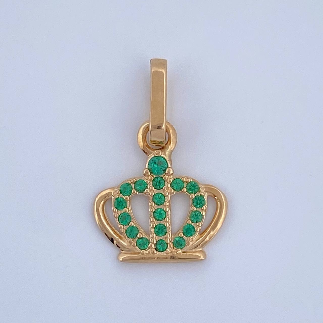 Dije Corona 0.65gr / 1.7cm / Oro Amarillo 18K &