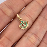 Dije Corona 0.7gr / 1.7cm / Oro Amarillo 18K &