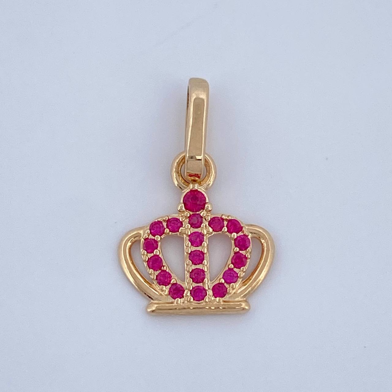 Dije Corona 0.7gr / 1.7cm / Oro Amarillo 18K &