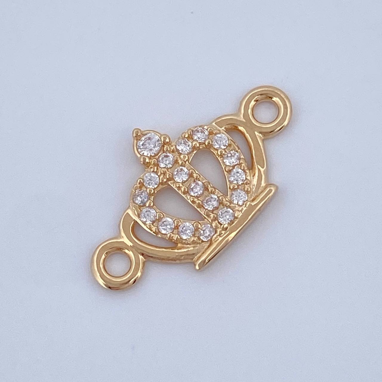 Herraje Corona 0.6gr / 1.6cm / Oro Amarillo 18K &
