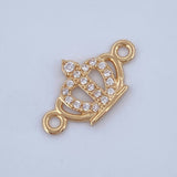Herraje Corona 0.6gr / 1.6cm / Oro Amarillo 18K &