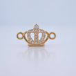 Herraje Corona 0.6gr / 1.6cm / Oro Amarillo 18K &