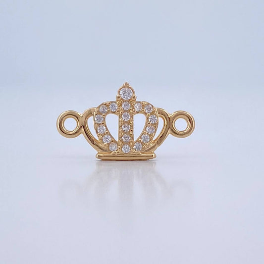 Herraje Corona 0.6gr / 1.6cm / Oro Amarillo 18K &