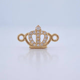 Herraje Corona 0.6gr / 1.6cm / Oro Amarillo 18K &