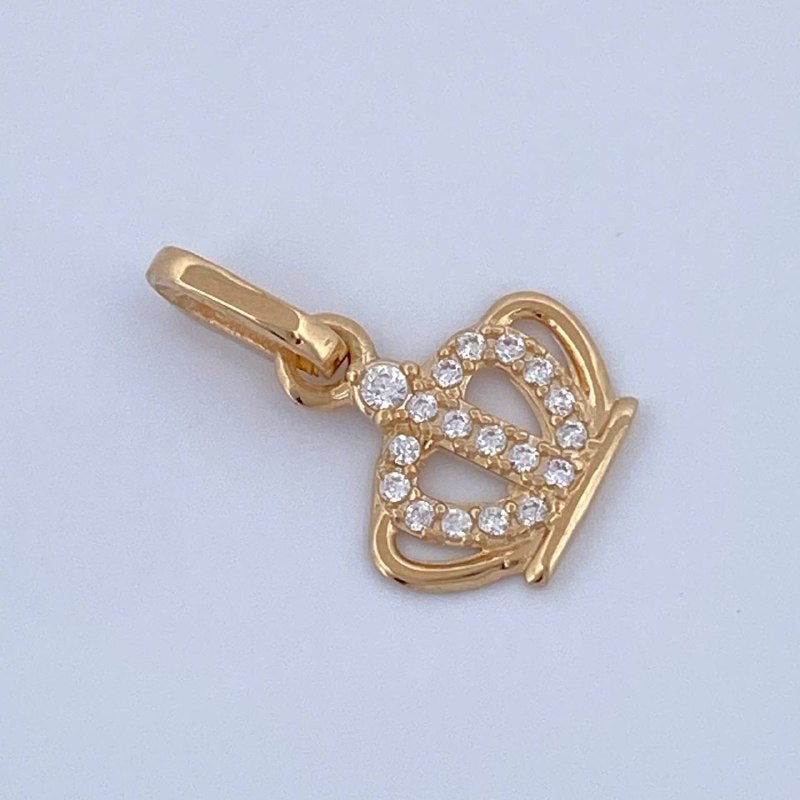 Dije Corona 0.7gr / 1.7cm / Oro Amarillo 18K &