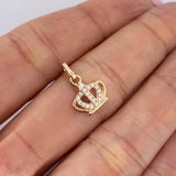 Dije Corona 0.7gr / 1.7cm / Oro Amarillo 18K &