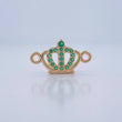 Herraje Corona 0.6gr / 1.6cm / Oro Amarillo 18K &