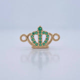 Herraje Corona 0.6gr / 1.6cm / Oro Amarillo 18K &
