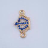 Herraje Corona 0.6gr / 1.6cm / Oro Amarillo 18K &