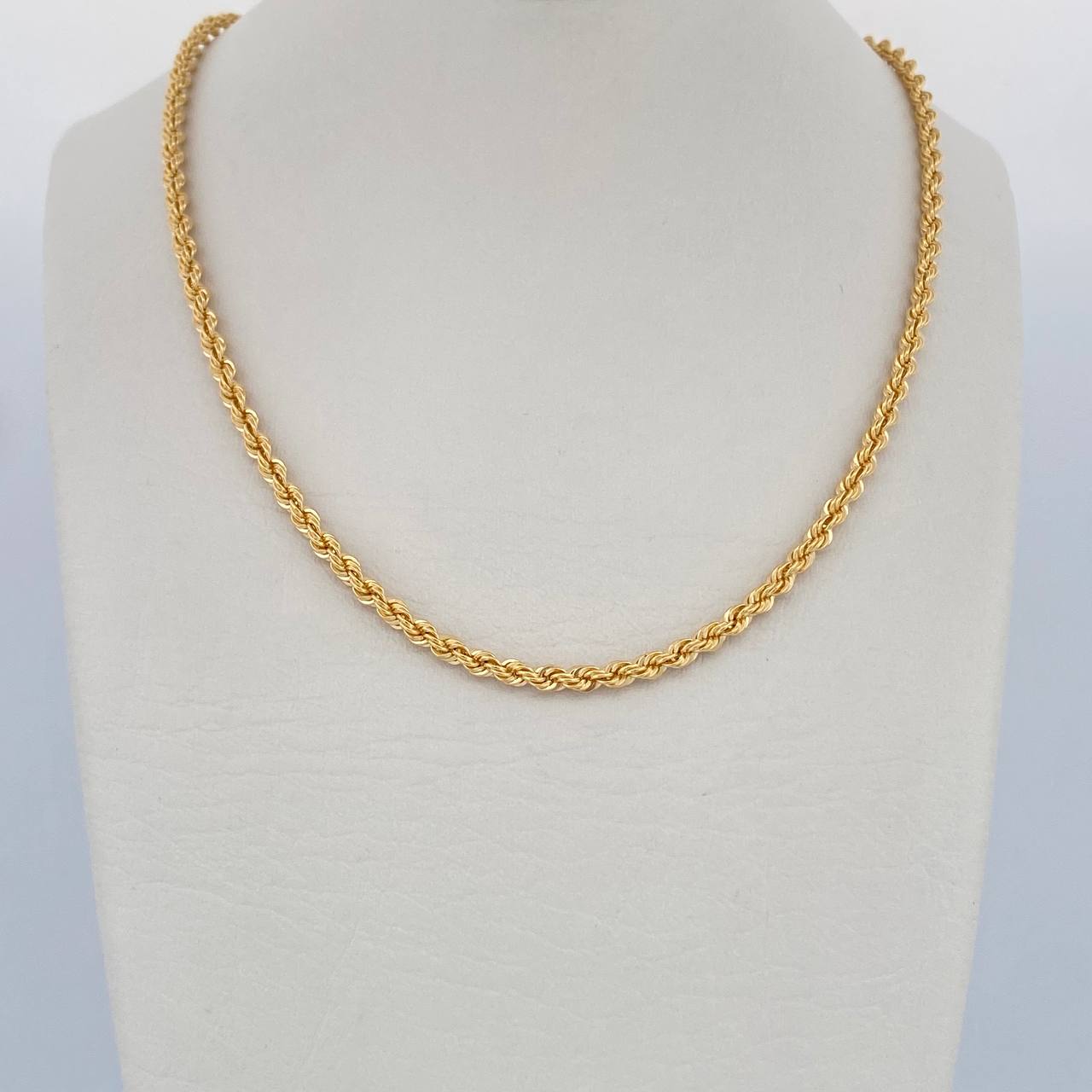 Cadena Lazo 2.9gr / 50cm / +3 Oro 18K &