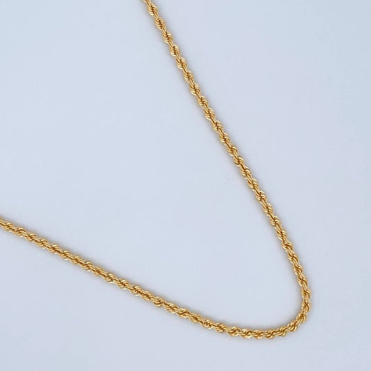 Cadena Lazo 5.4gr / 60cm / +3 Oro 18K &