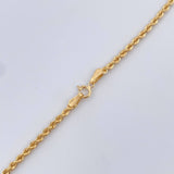 Cadena Lazo 3gr / 50cm / +3 Oro 18K &
