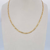 Cadena Figaro 2.85gr / 50cm / +1 Oro 18K &