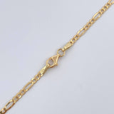 Cadena Figaro 2.85gr / 50cm / +1 Oro 18K &