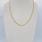 Cadena Figaro 3.35gr / 60cm / +0 Oro 18K &