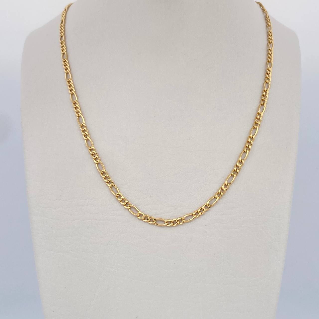 Cadena Figaro 3.7gr / 72.5cm / +0 Oro 18K &