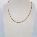 Cadena Singapur 2.7gr / 60cm / +3 Oro 18K &