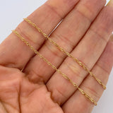 Cadena Singapur 2.7gr / 60cm / +3 Oro 18K &