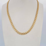 Cadena Cubana 8.35gr / 60.5cm / +0 Oro 18K &