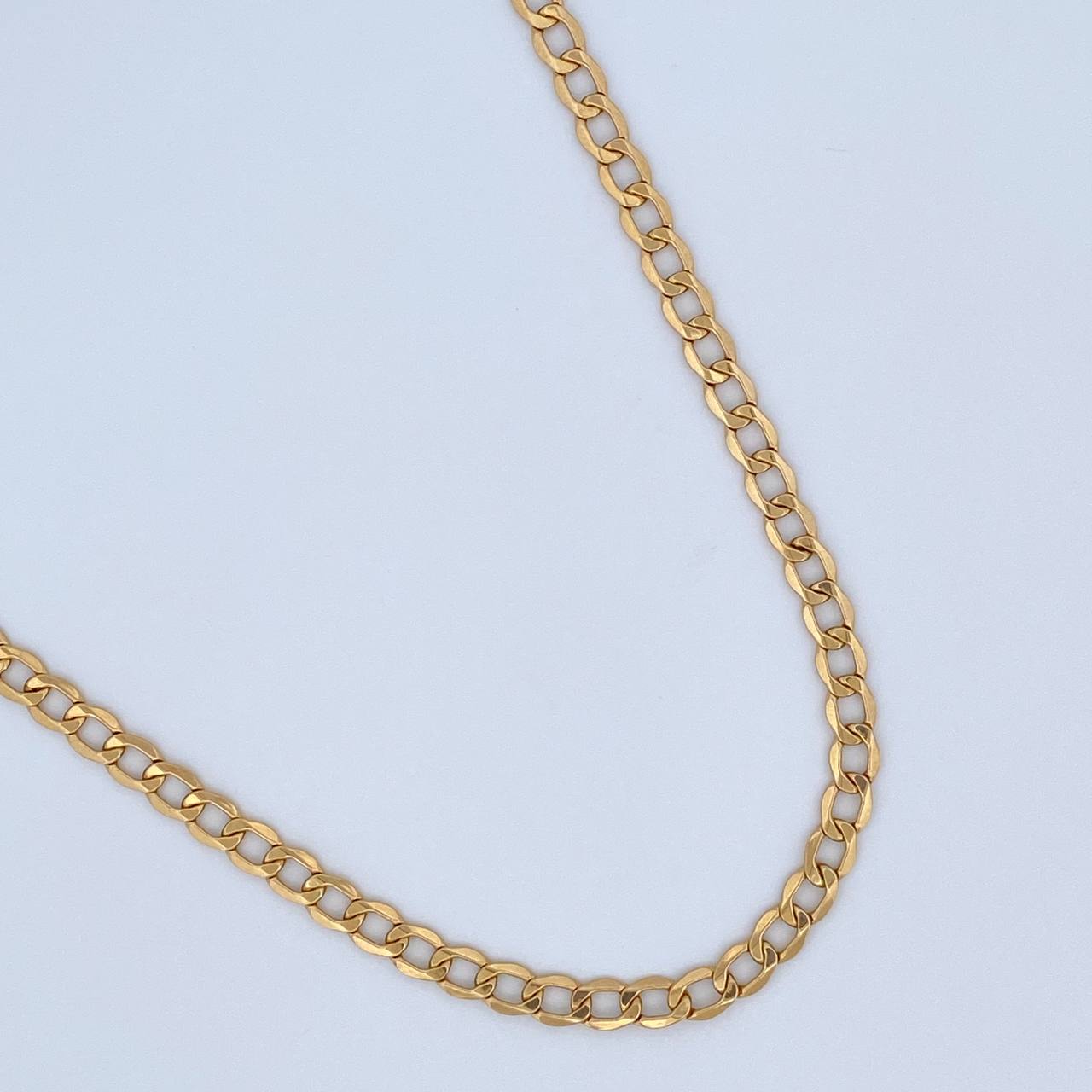Cadena Cubana 8.35gr / 60.5cm / +0 Oro 18K &