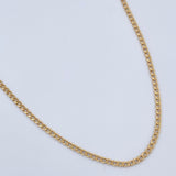 Cadena Cubana 1.55gr / 60cm / +1 Oro 18K &