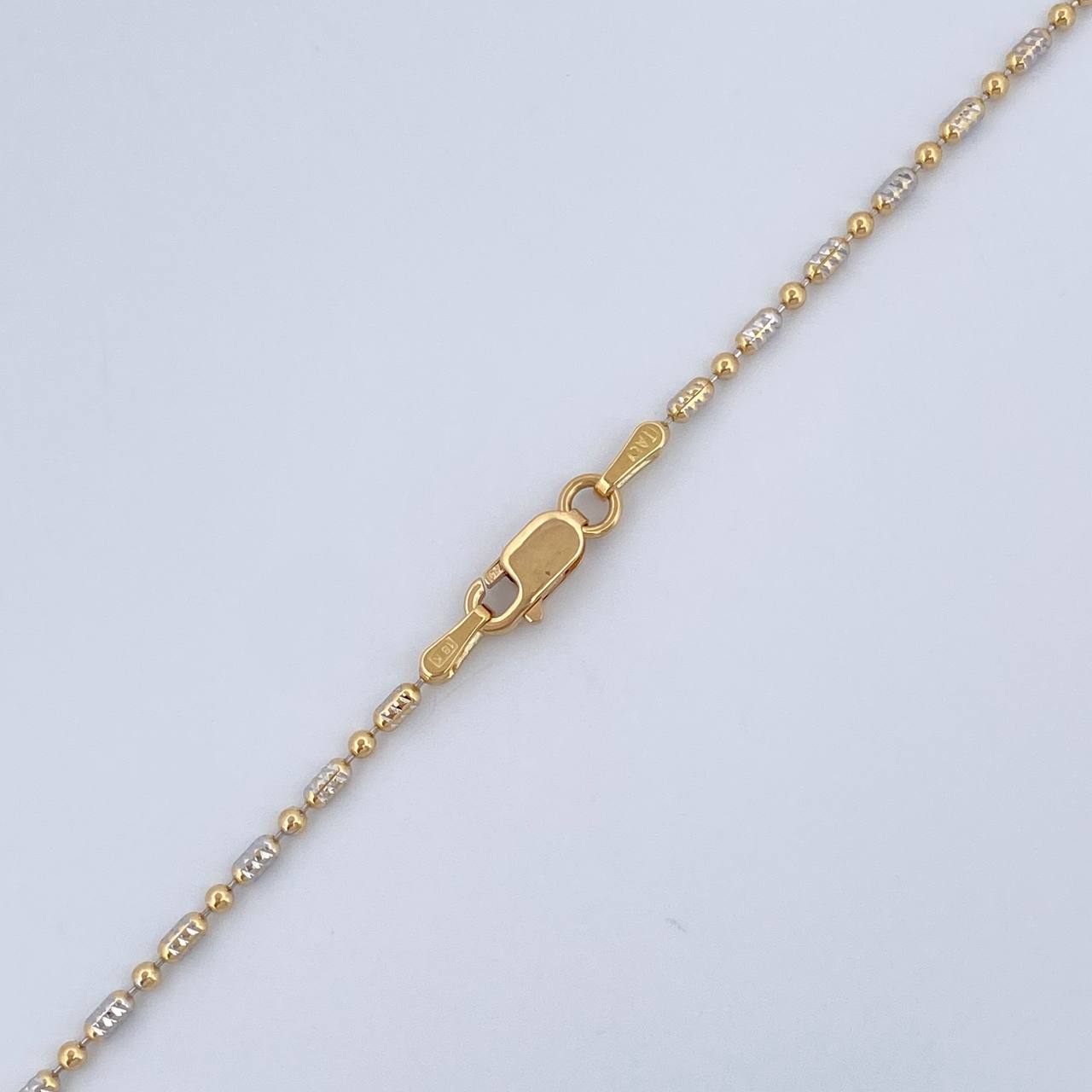 Cadena Morse 6gr / 61cm / +3 Oro 18K &
