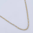 Cadena Morse 4.95gr / 50cm / +3 Oro 18K &