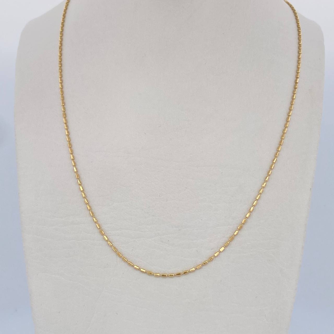 Cadena Morse 2.7gr / 60.5cm / +3 Oro 18K &