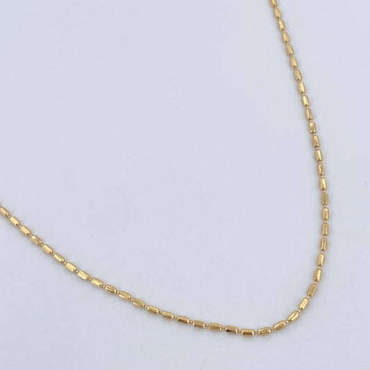 Cadena Morse 2.75gr / 60cm / +3 Oro 18K &