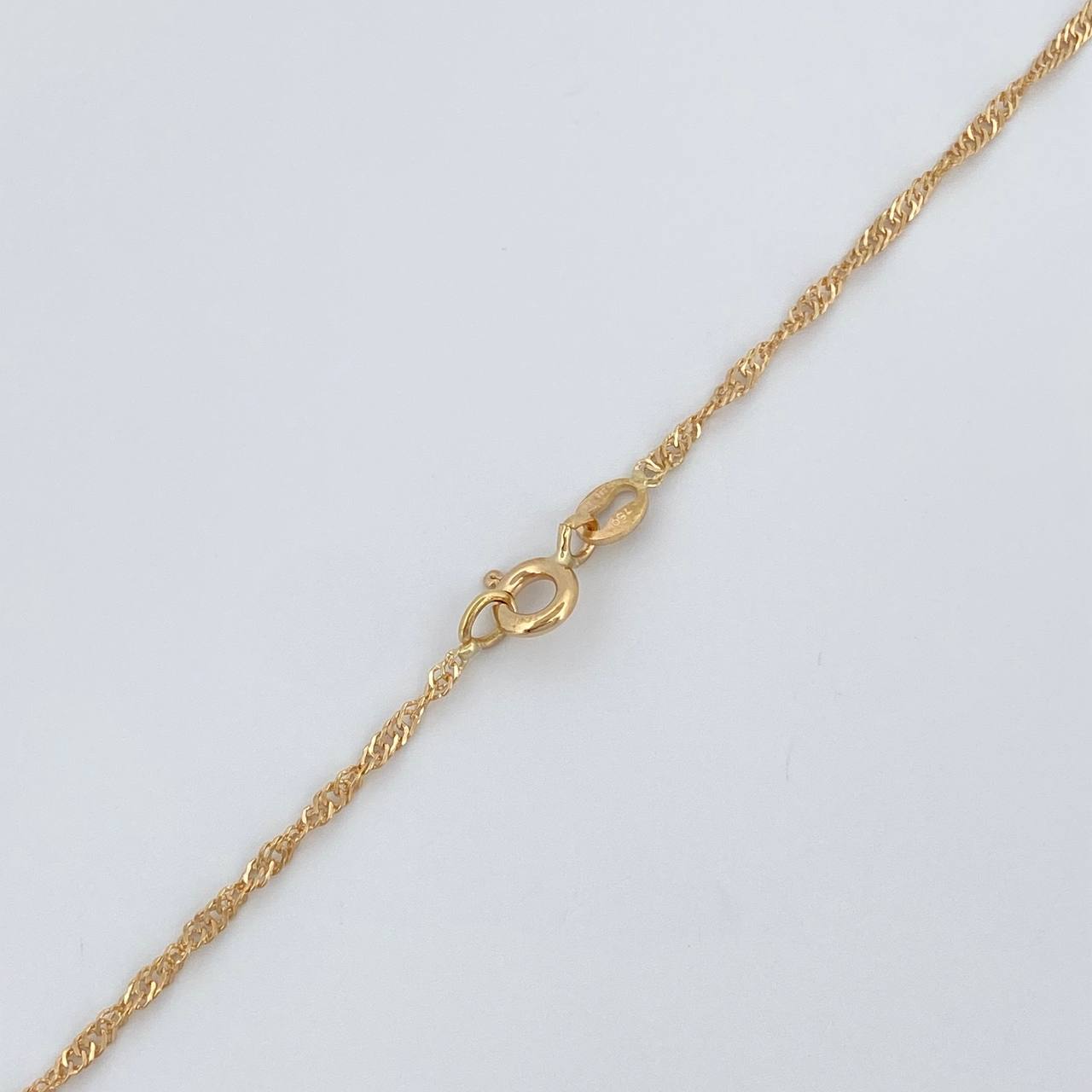 Cadena Singapur 2.7gr / 60cm / +3 Oro 18K &