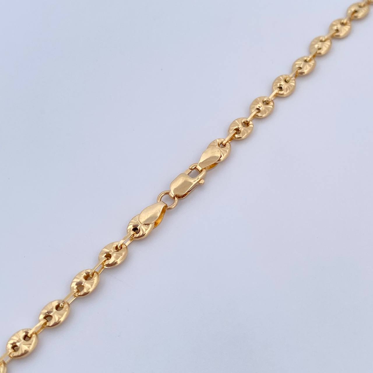 Cadena GC 10.2gr / 59.8cm / 3.1mm Diamantada Oro Amarillo 18K &